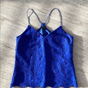 J Crew Lace and Silk tank